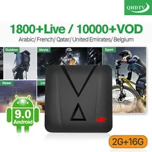 IPTV France Arabic Belgium Netherlands MX10 MINI 2GB+16GB Android 9.0 USB3.0 QHDTV 1 Year IPTV France Arabic Android 9.0 IP TV
