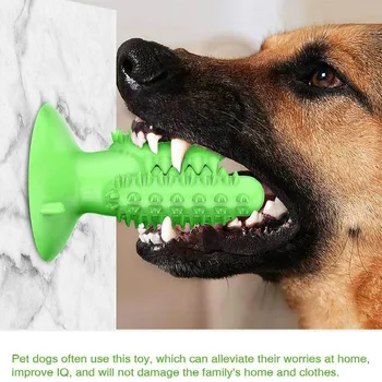 

Dog Molar Toothbrush Stick Leakage Eater Bite-resistant Toys for Large Medium and Small Pet Dogs Toothbrush Toy