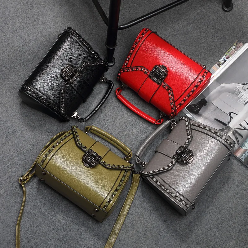 

Summer Square Sling Bag 2019 Summer Korean-style New Style Chain Decoration Versatile Shoulder Bag a Generation of Fat