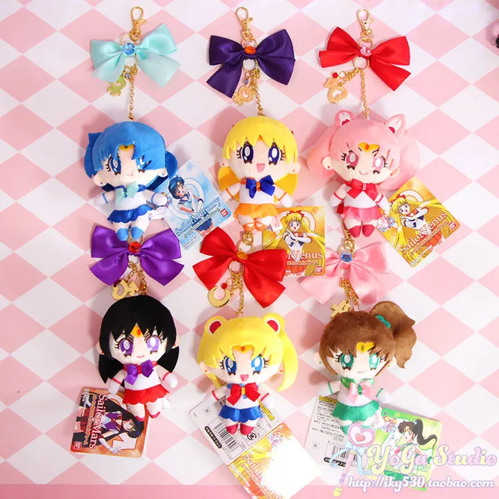 Милый подарок для девочек Сейлор Мун Харадзюку брелок Cardcaptor Sakura Сейлор Мун брелки для ключей для женщин Автомобильная сумка кулон ювелирные изделия
