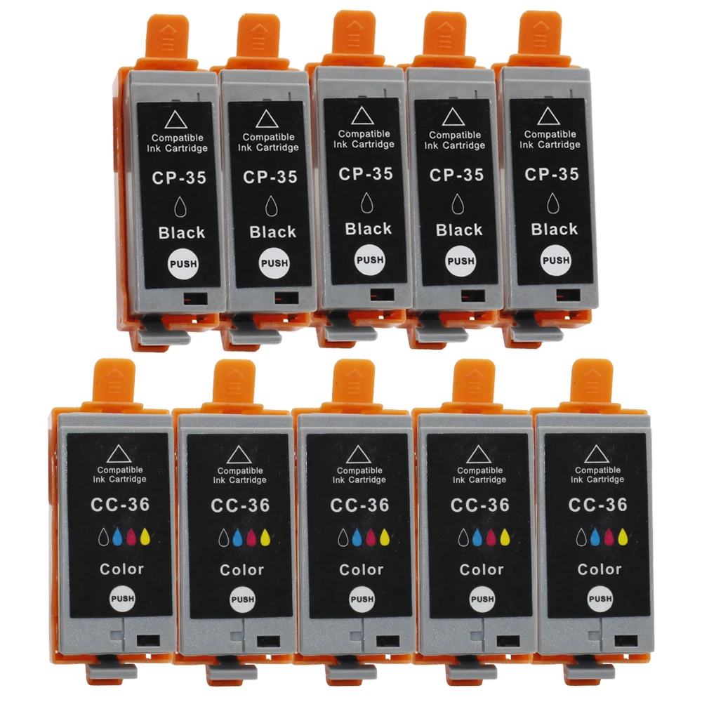 XIMO PGI-35 CLI-36 pgi35 cli36 PGI35 CLI36 совместимые картриджи для Canon TR150 PIXMA iP100/iP100 с батареей