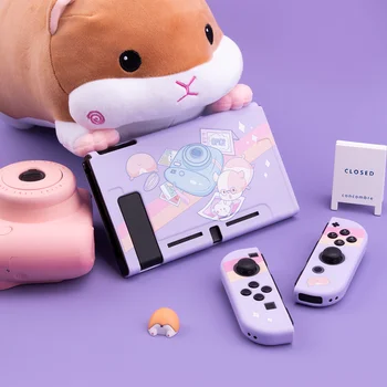 

Geekshare Nintendo Switch Camera Hamster Cartoon Take Photos Fairy League TPU Soft Cover Back Girp Shell For Nintend Switch
