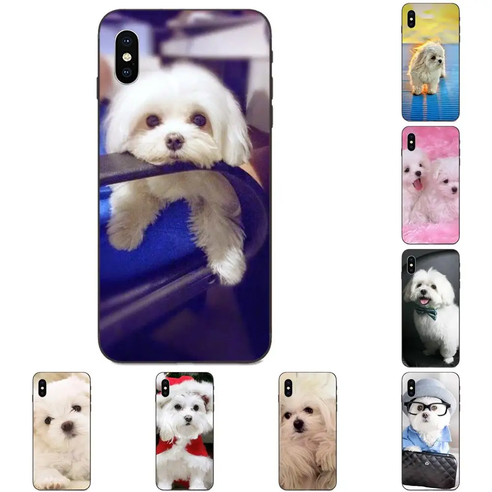 Case Fashion For Huawei nova 2 2S 3i 4 4e 5i Y3 Y5 II Y6 Y7 Y9 Lite Plus Prime Pro 2017 2018 2019 I Love My Maltese Dog Puppies | Мобильные