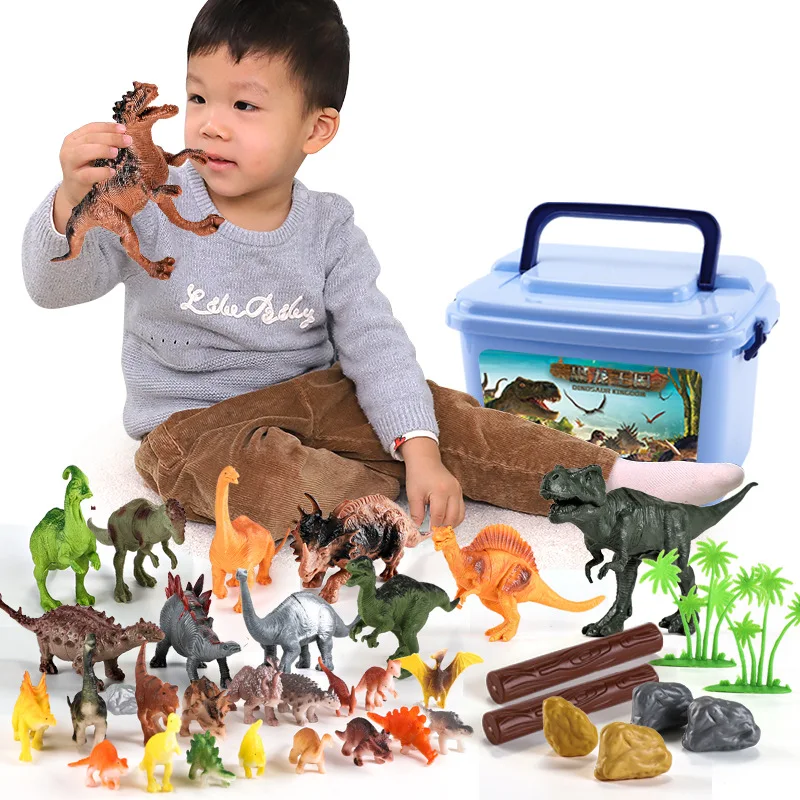 

Boy Model 1-2-3-6-8 Model Educational Toy Animal Plastic Dinosaur a Year of Age Children 4-Plastic 57 Product