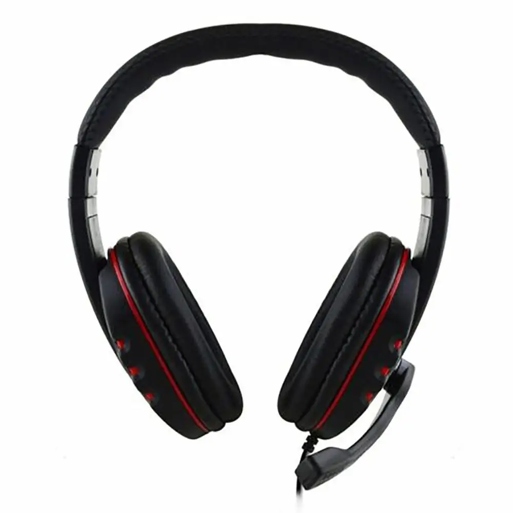 Écouteurs filaires de jeu, 3.5mm, écouteurs de musique, pour PS4 Play Station 4, PC, Chat, ordinateur avec Microphone_voghion.com