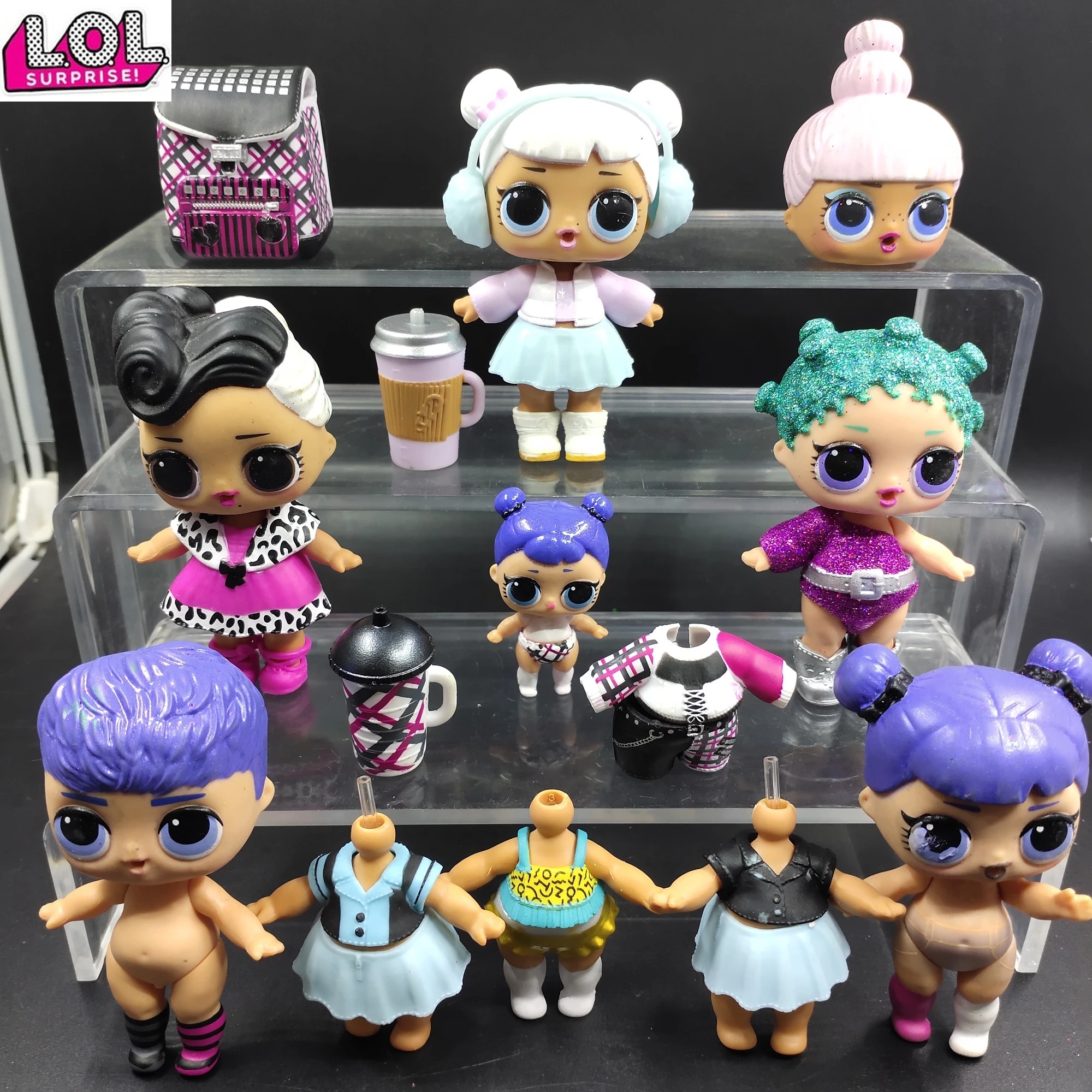 lol dolls with bottles