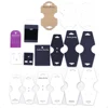 New 19 Style Paper Plastic Earring Ear Stud Ring Hang Tag Card Jewelry Show Display Packing Card Holder Packaging For Necklaces ► Photo 1/6