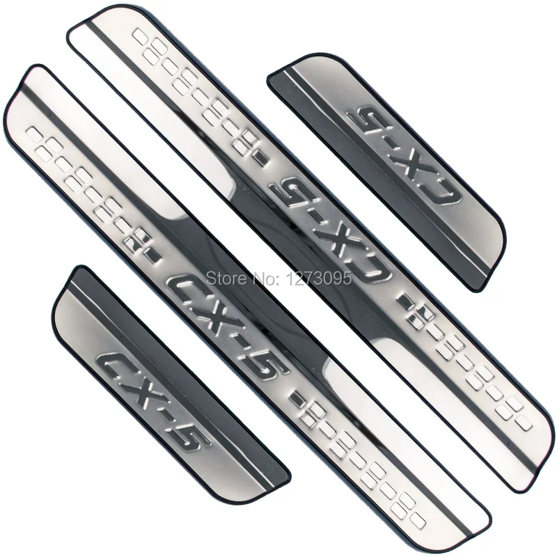 

For Mazda CX-5 CX5 KE KF 2014-2016 2019 2020 Stainless Car Door Sill Kick Scuff Plate Guard Pedal Protector Trim Car Accessories