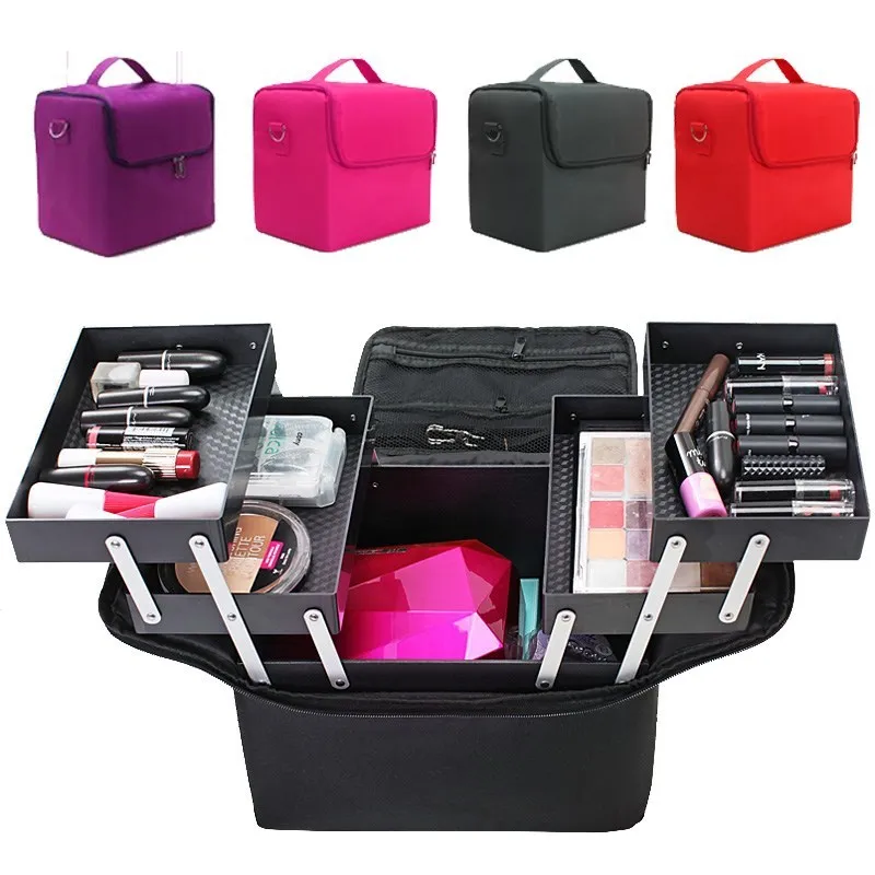 

Cosmetic Bag Hand Profession Multilayer Large Size Hand Beginners Manicure Beauty Eyelashes Eyelash Grafting Munsu Tool Box