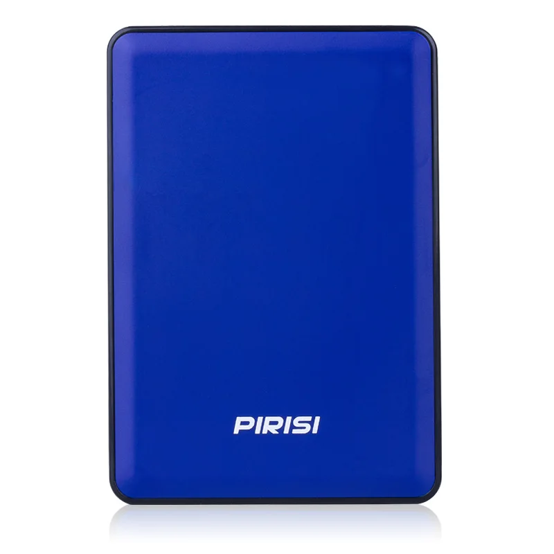 PIRISI-861S-Blue Внешний жесткий диск 2,5 ''2 ТБ USB3.0 1 ТБ HDD портативный внешний жесткий диск HD Disco duro externo 500GB 320GB 250GB 160GB - Цвет: PIRISI-861S-Blue