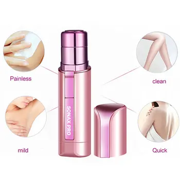 

Electric Face Hair Remover Epilator Mini Eyebrow Shaver Razor Instant Painless Portable Epilator Shaving Eyebrow Trimmer