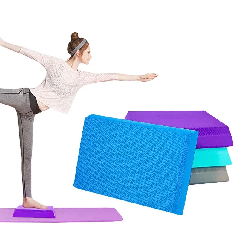 

1pcs Trapezoidal Balance Pad Board TPE Yoga Mat Stability Cushion Exercise Trainer Anti-slip for Gym Training