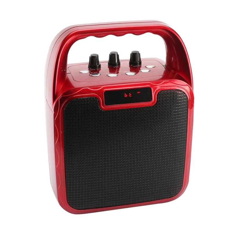 Bluetooth беспроводной динамик с микрофоном караоке машина голосовой усилитель ручной микрофон для вечерние на открытом воздухе в помещении деятельности