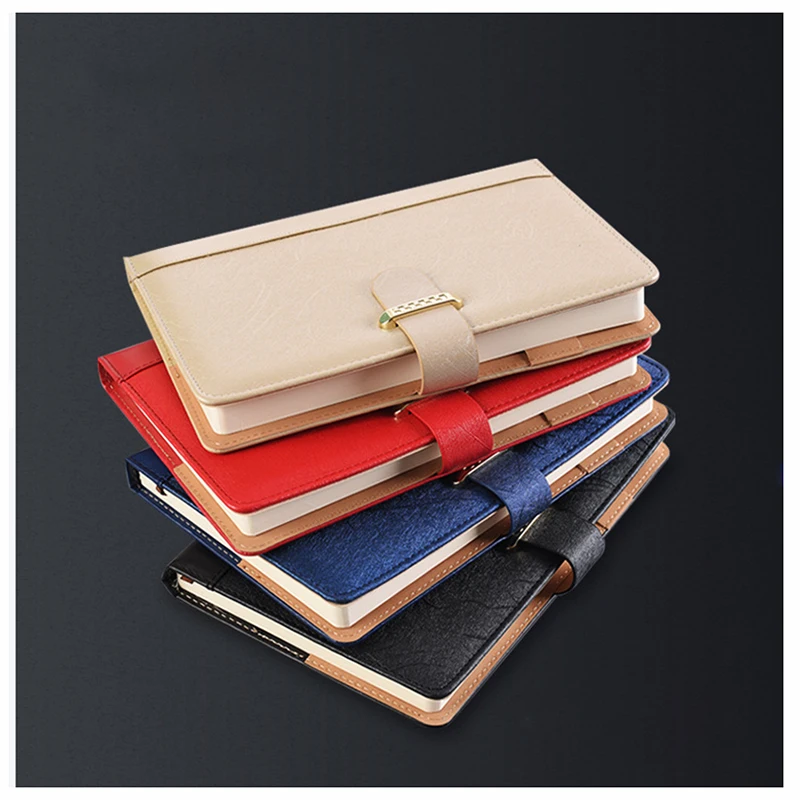 

A5 Notebook Business Notebooks Soft PU Leather Lock Diary Traveler Notepad Journal Planner School Stationery Gifts