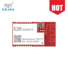 BLE 2.4GHz LoRa SX1280 rf Wireless Module 27dBm SPI Long Range 8000m Ranging Positioning Wireless Transceiver  E28-2G4M27S