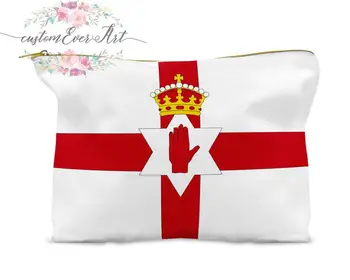 

North Korea cosmetic bag personalized makeup bag small cosmetic bag toiletry bag zipper pouch bridesmaid gift