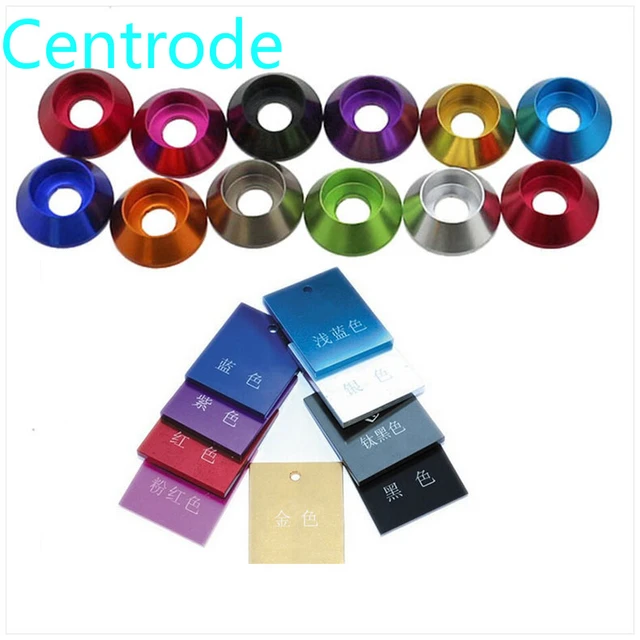 M2m 2,5 m3m4 farbe aluminium legierung zylindrischen kopf, tasse kopf,  hexagon buchse schraube, dichtung, schraube scheibe, Huawei meson 10PCS -  AliExpress