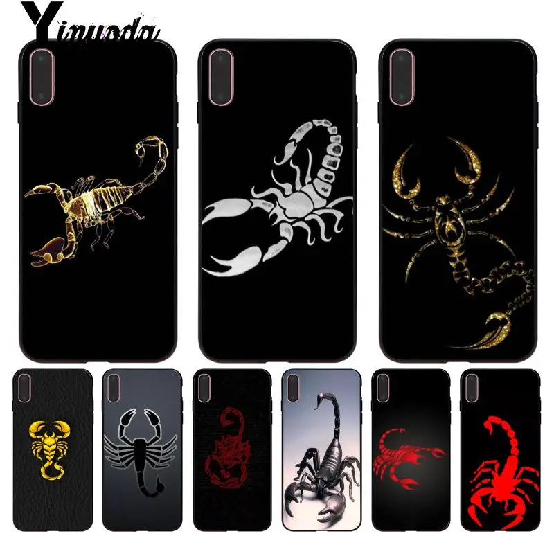 

Yinuoda For iphone 7 XCase Animal crab scorpion Remarkable Popular Phone Case for iPhone X 8 7 6 6S Plus X 5 5S SE XR XS XSMAX