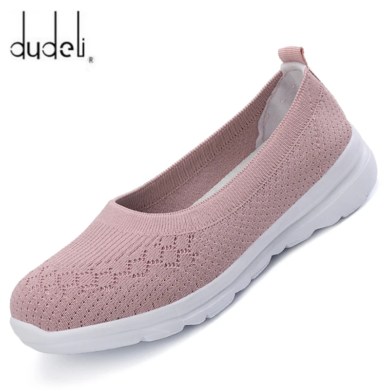 Sock Sneakers Flat Shoes Women Shoes Slip on Sneakers Women Casual Breathable Mesh Sock Big Size 2020 Fashion Feminino Zapatos|Women's Flats| - AliExpress