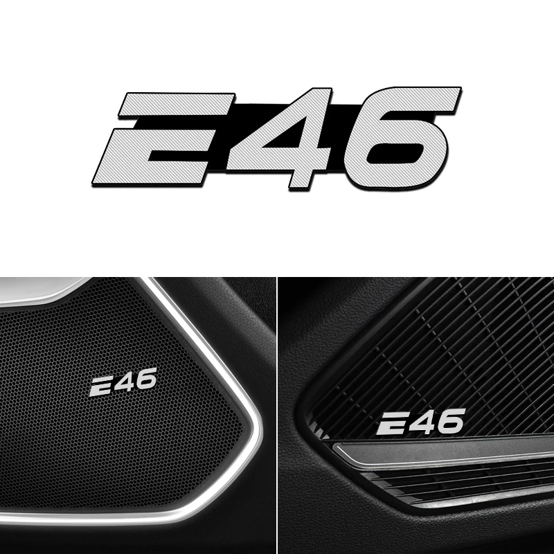 자동차 스타일링 자동차 오디오 장식, BMW E87 E90 E91 E92 E46 E60 E61 E70 G30 X1 X3 X5 X6 X7 오디오 스피커 배지 스티커 엠블럼에 적합