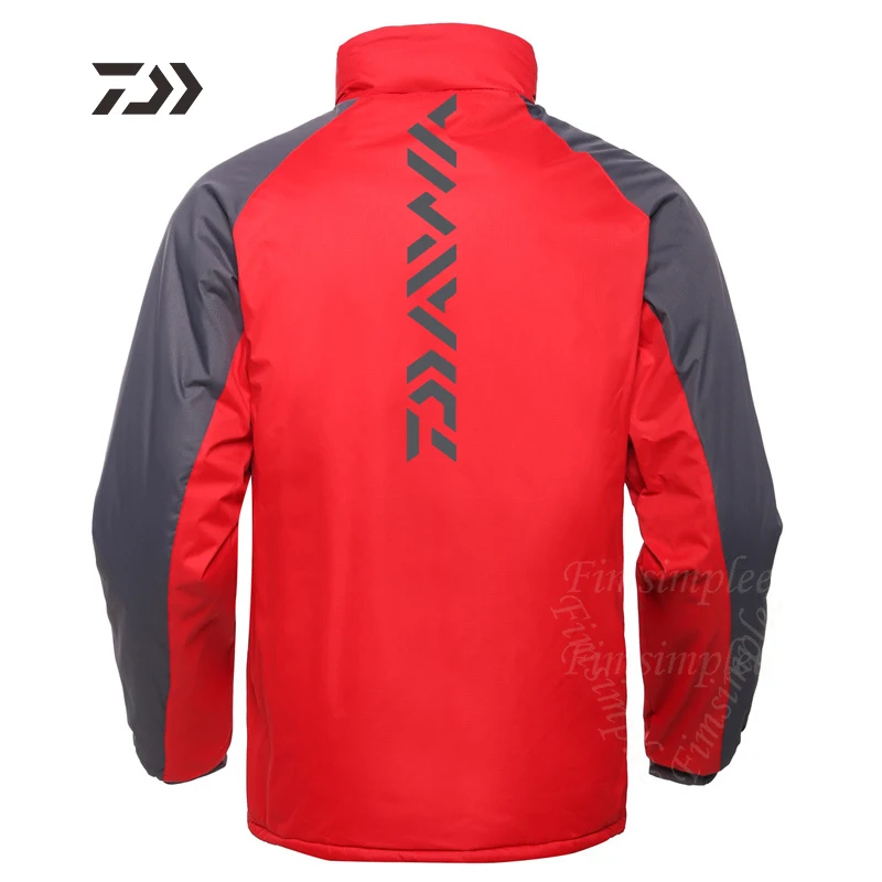 Daiwa Clothes Autumn Winter Fishing Clothing Thicken Keep Warm Windproof Men Fishing Jacket Men Outdoor Mountaineering Suit