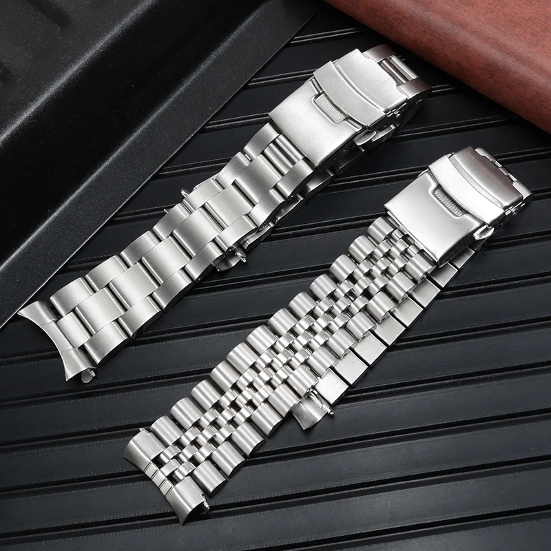 For Seiko Srp601j1 599j1 Skx007 009 173 A35 Stainless Steel Watchband 20mm  22mm Silver Arc Interface Watch Chain - Watchbands - AliExpress