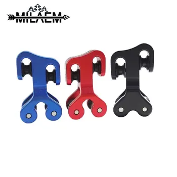 

1pc Archery Cable Slide Aluminum Bow String Slider Bowstring Separator Arrow Pulley For Compound Bow Accessories