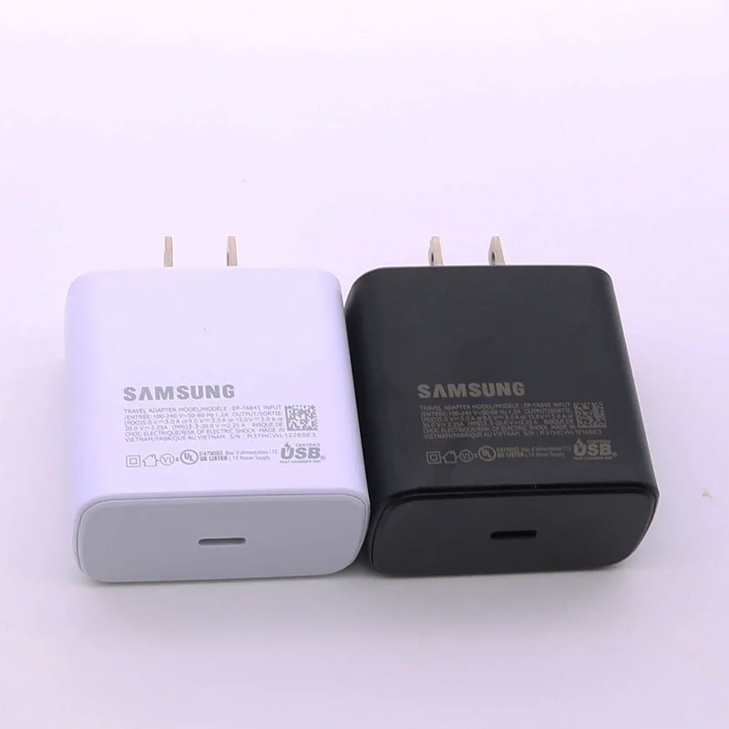 Samsung Original Charger 45W Super Fast Charging USB-C for Samsung Galaxy Note 10 Note10 Plus Note10+ S10 Type-C Power Adapter 65w charger Chargers