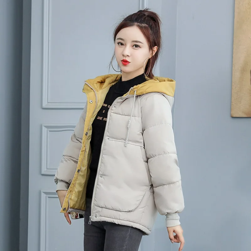 

Korean-style Trend Fresh And Sweet Loose-Fit Short Thick down Coat Women Coat Fashionable Mixed Colors Cotton Coat Women's Winte