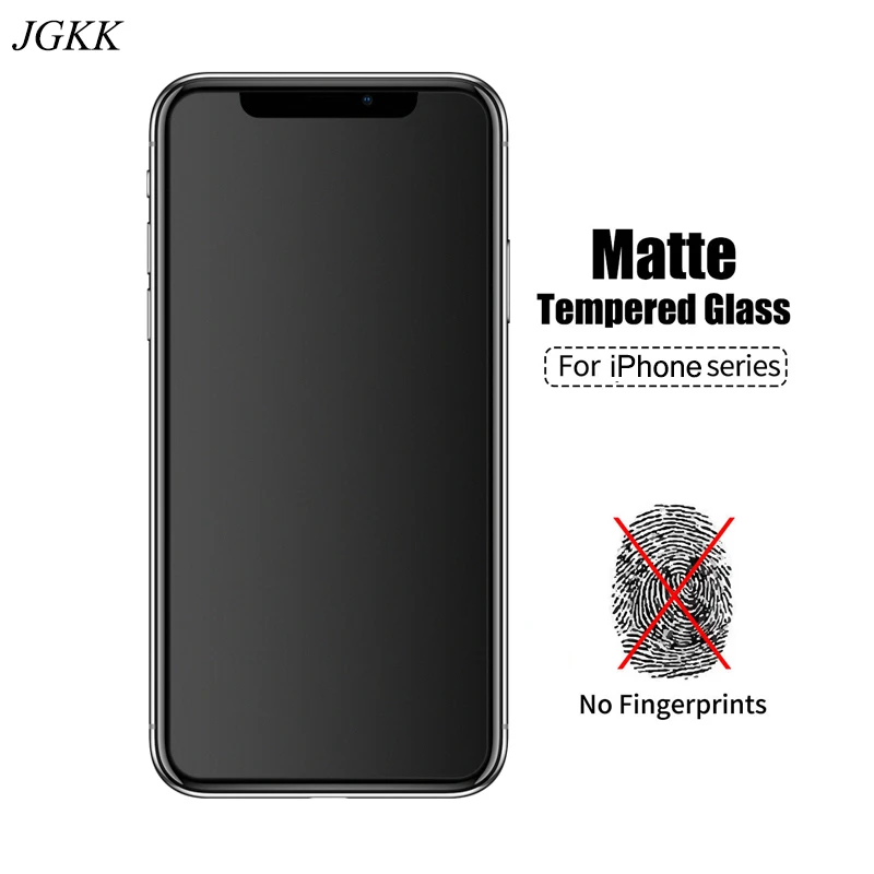 

Frosted Tempered Glass for iPhone 6 6S 7 8 Plus 11 Pro Max X XS Max XR Matte Screen Protector for iPhone 6 7 8 P 11 XS Max Film