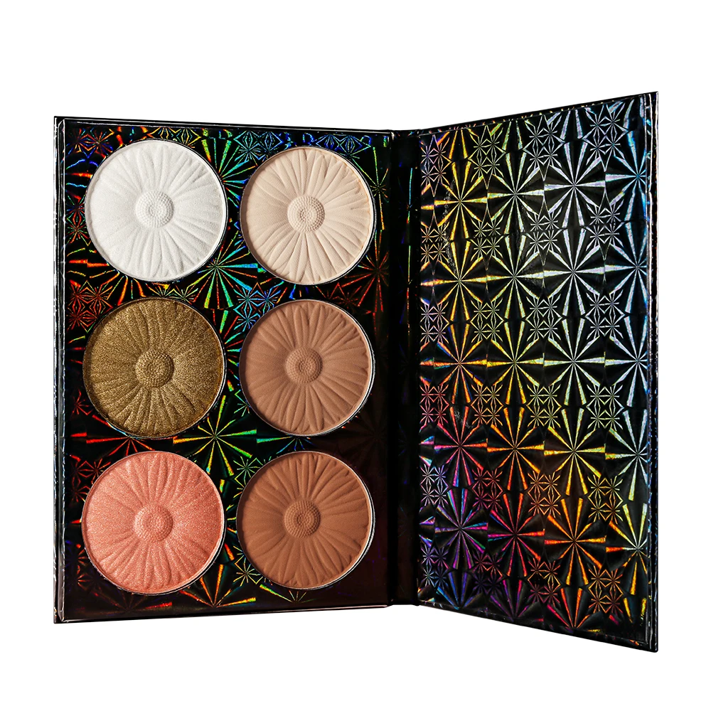 No Logo Highlighter Palette Bronzer Highlighting Glow Makeup Shimmer Highlight Illuminator Contour Private Label | Красота и здоровье
