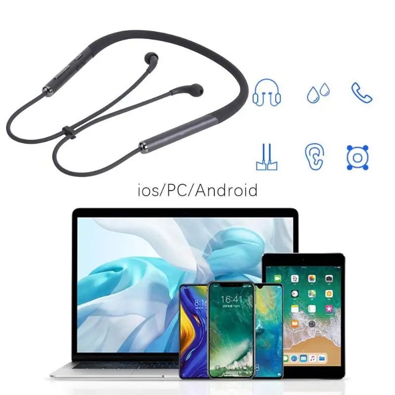 Bluetooth 5,0 Air Conduction наушники беспроводные наушники-вкладыши гарнитура с лентой на шею с микрофоном запатентованная технология радиационной защиты