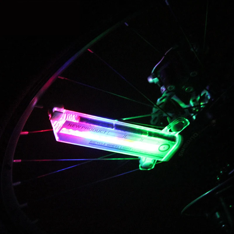 Waterproof Bicycle Spoke Ring Light Bicycle LED Bicycle Wheel Signal Color Light, Bicycle Decorations