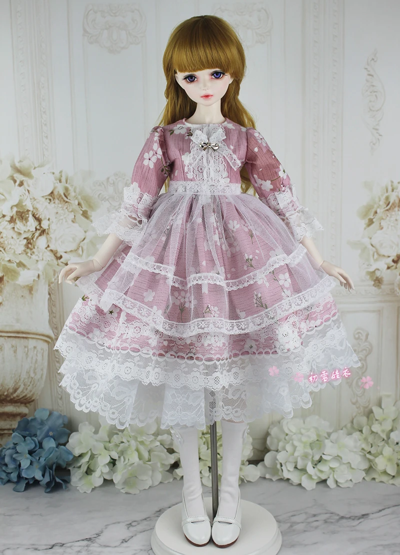 1/4 1/3 BJD аксессуары для одежды Кукольное платье+ шарф зимний костюм для BJD/SD MSD SD13, не включает в себя куклу, обувь, парик и другие E2489