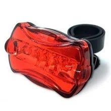 

Bicycle light tail light mountain bike 5LED colorful warning light bicycle light butterfly tail light