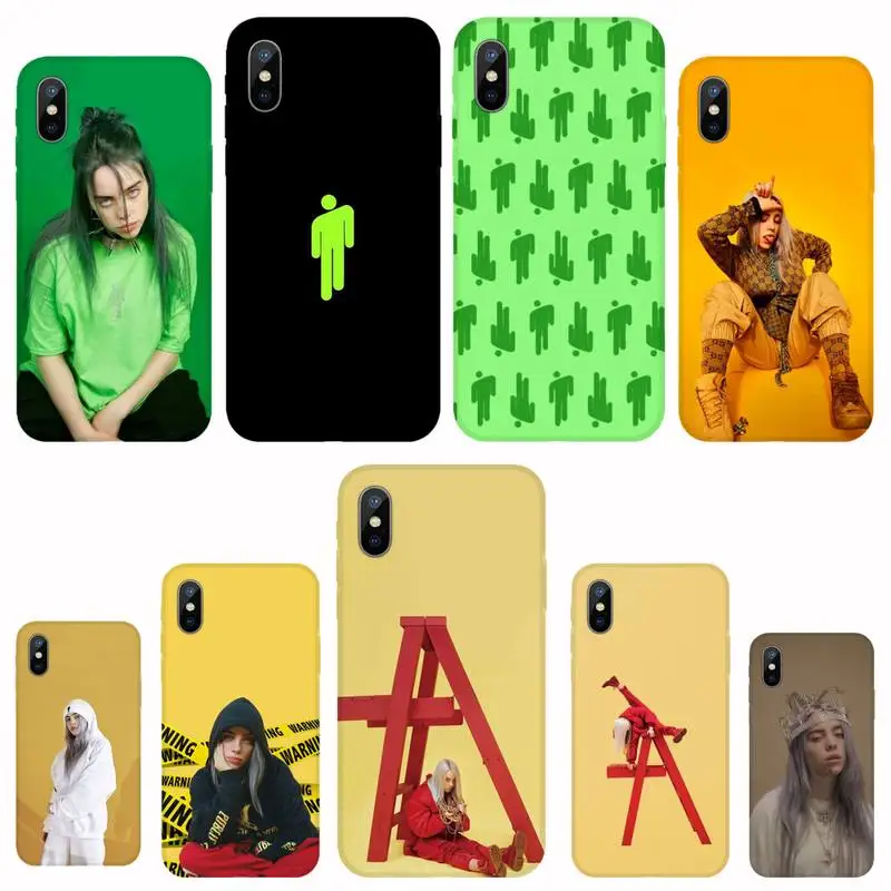 BILLI EILISH чехол для телефона iphone 12 5 5s 5c se 6 6s 7 8 plus x xs xr 11 pro max | Мобильные телефоны и