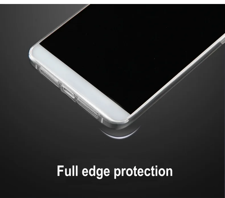 For Huawei Honor 7 Case Transparent Crystal Clear Silicone Soft Cover For Huawei Honor7 PLK-AL10 PLK-L01 5.2 inch