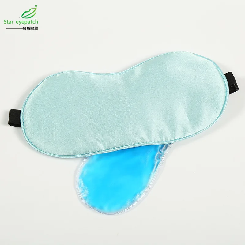 

Hot Selling Comfortable Borneol Eye Patch Shade Ice Compress Nursing Eye Patch Breathable Help Sleep Silk Eye Mask