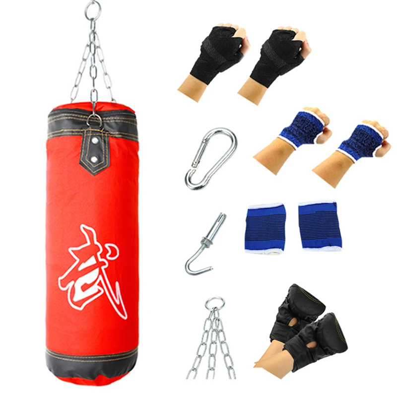 

12 Pcs Empty Boxing Punching Bag Boxing Sandbags Striking Drop Hollow Sand Bag Punch Target Training Fitness