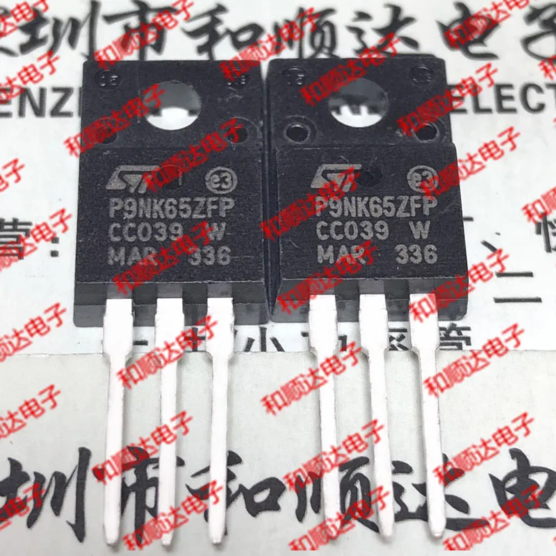 10 шт./лот P9NK65ZFP STP9NK65ZFP новые имеющиеся в наличии TO-22OF 650V 7A | Электроника