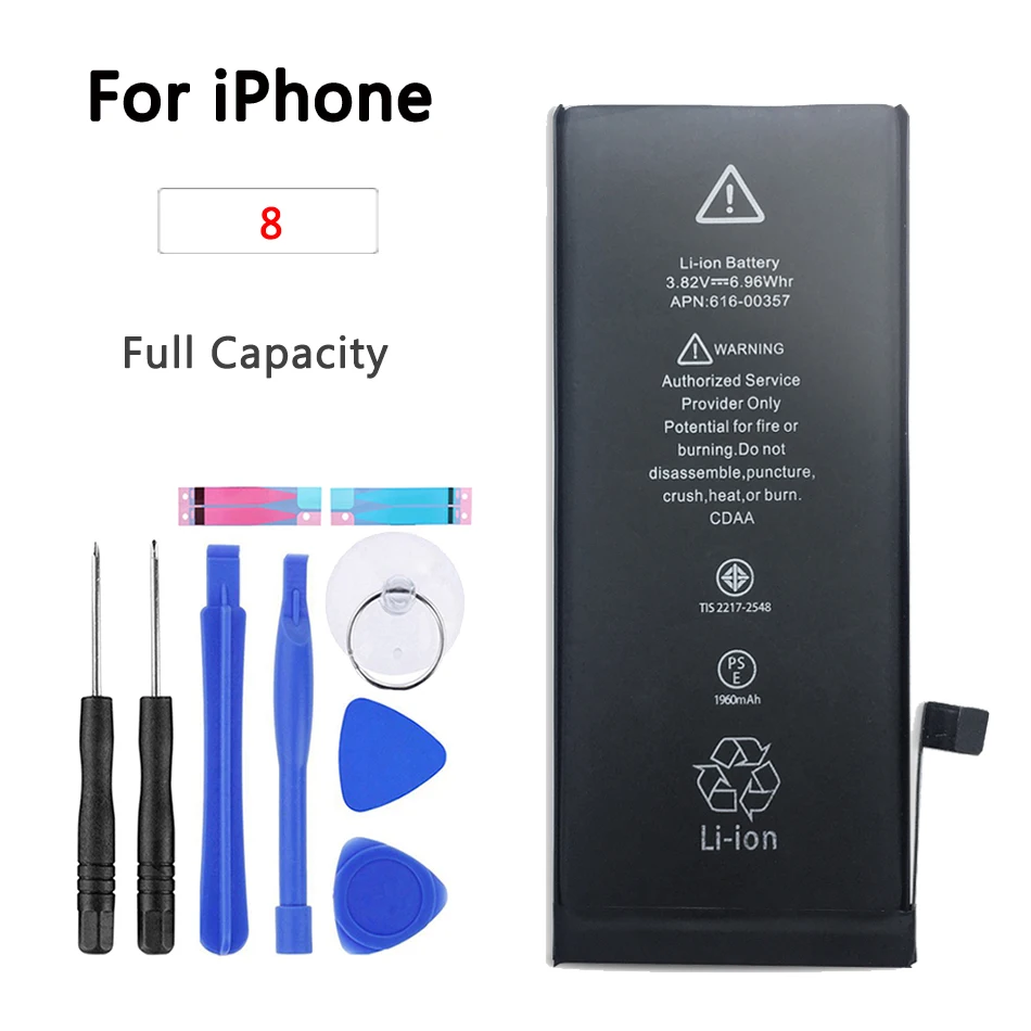 Аккумулятор для Apple iPhone 7 8 Plus SE 7Plus 8 Plus iPhone7 iPhone8 7G 8G мобильный телефон Литий-полимерный Bateria Бесплатные инструменты