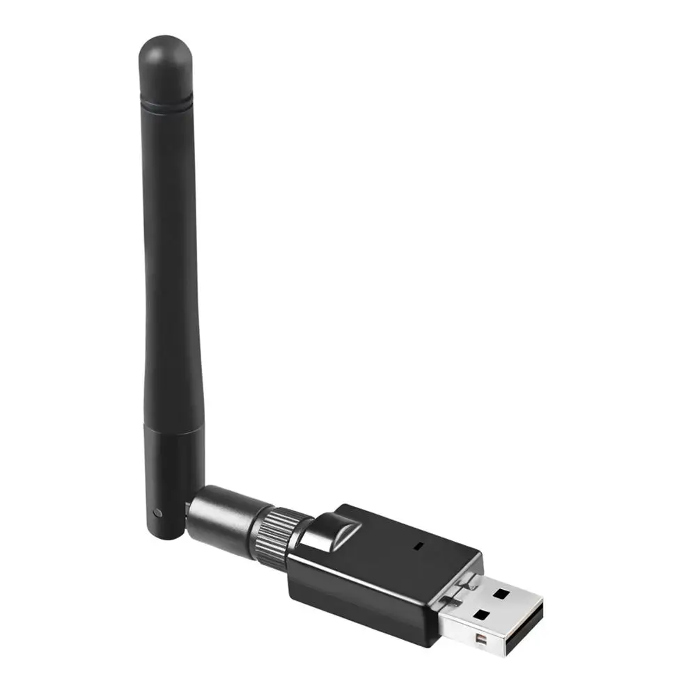 600 Мбит/с WiFi адаптер мини беспроводная антенна Wi-Fi USB приемник с 2,4G+ 5G двойной сети Интернет-карта адаптер для ноутбука приемник - Цвет: Black