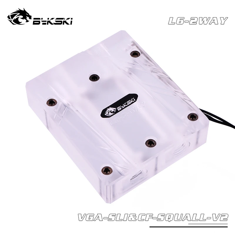 Ponte de Conexão do Bloco de Água do Quadrilátero Navegável de Bykski cf das Pontes do Ajuste da Conexão da Via Gpu para Gráficos Gpu 40mm Sli - - Imagem 5