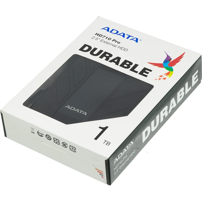 Жесткий диск A-Data USB 3.0 1Tb AHD710P-1TU31-CBK HD710Pro DashDrive Durable 2.5" черный