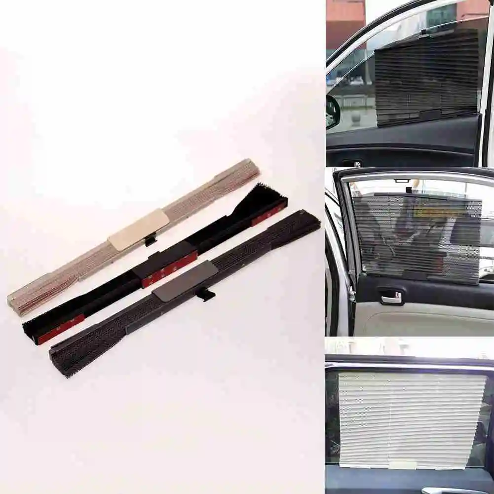 Retractable Car Auto Side Window Sunshades Sun Shade Visor Shade Window Curtain Car Blind Protection Roller Windshield Sun