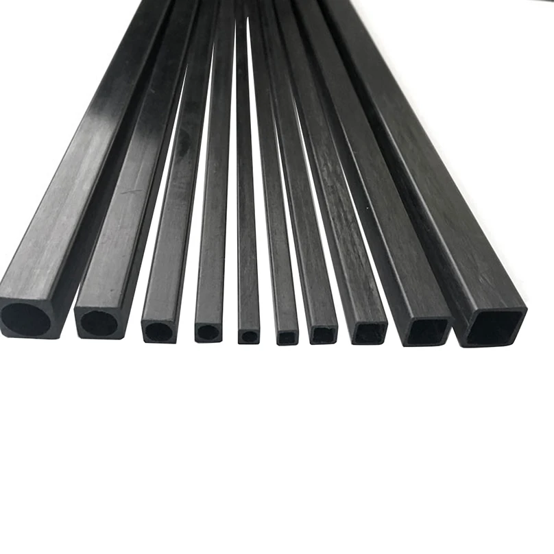 Аксессуары для модели RC квадратная трубка из углеродного волокна длина 500 мм