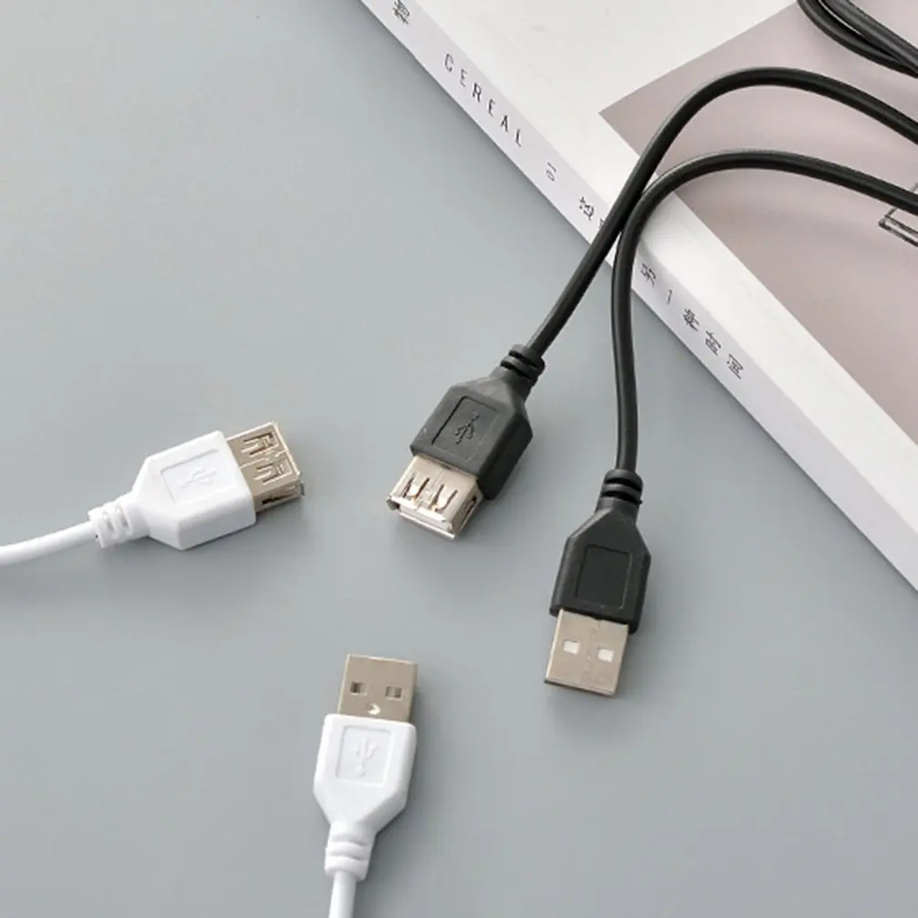 Usb удлинитель черный и белый маленький медный вентилятор Usb2.0 A Male To A Famle