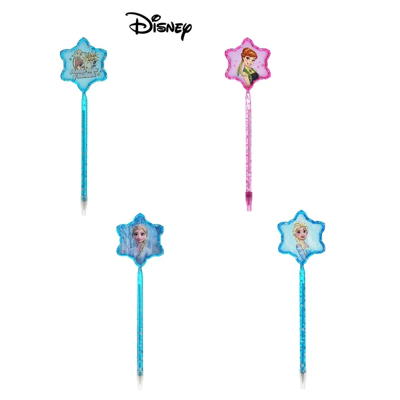 

Disney Genuine Frozen Student Office Children Learning Pen Creative Character Modeling Neutral Pen Cartoon Black ballpoint pen