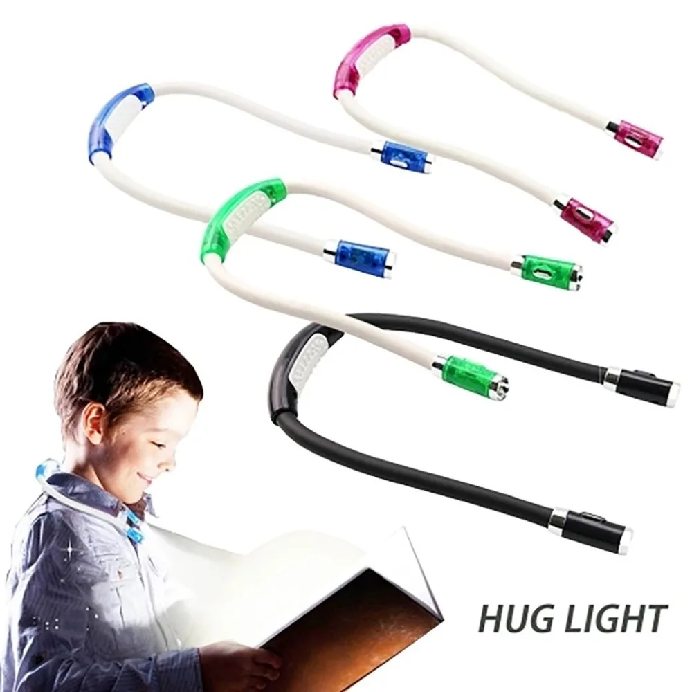 

Flexible Adjustable LED Light Neck Book Night Lamp for Study Reading