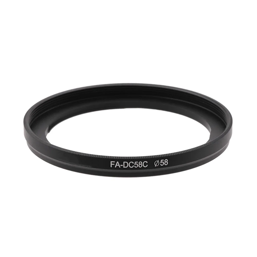 

LL1602 Camera Lens Filter Adapter FA-DC58C For Canon PowerShot G1X to 58mm UV Filter Lens Hood